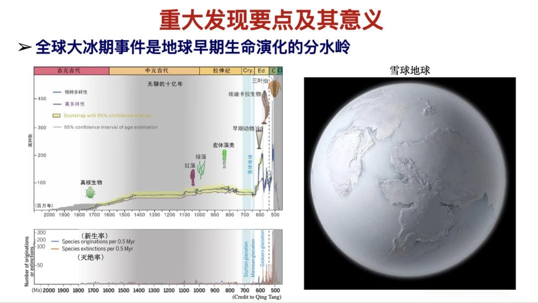 15亿年生命演化曲线首次绘成，极端气候事件影响生物多样性