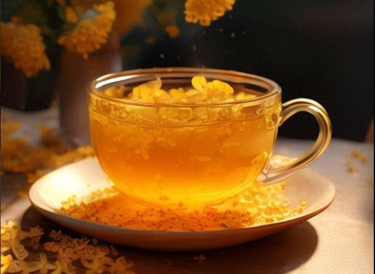 桂花蜂蜜茶，润泽养颜新选择
