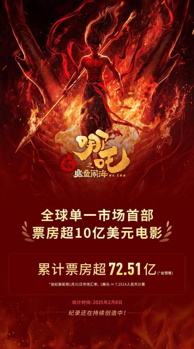 榜单隐藏大佬一直在，《哪吒2》赢它就是真赢了，而非《阿凡达》