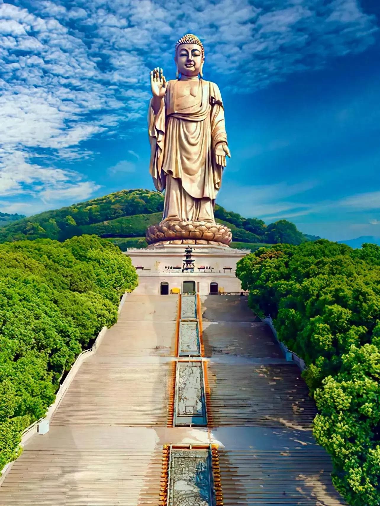 灵山大佛：如来如愿，净化心灵，好运连连