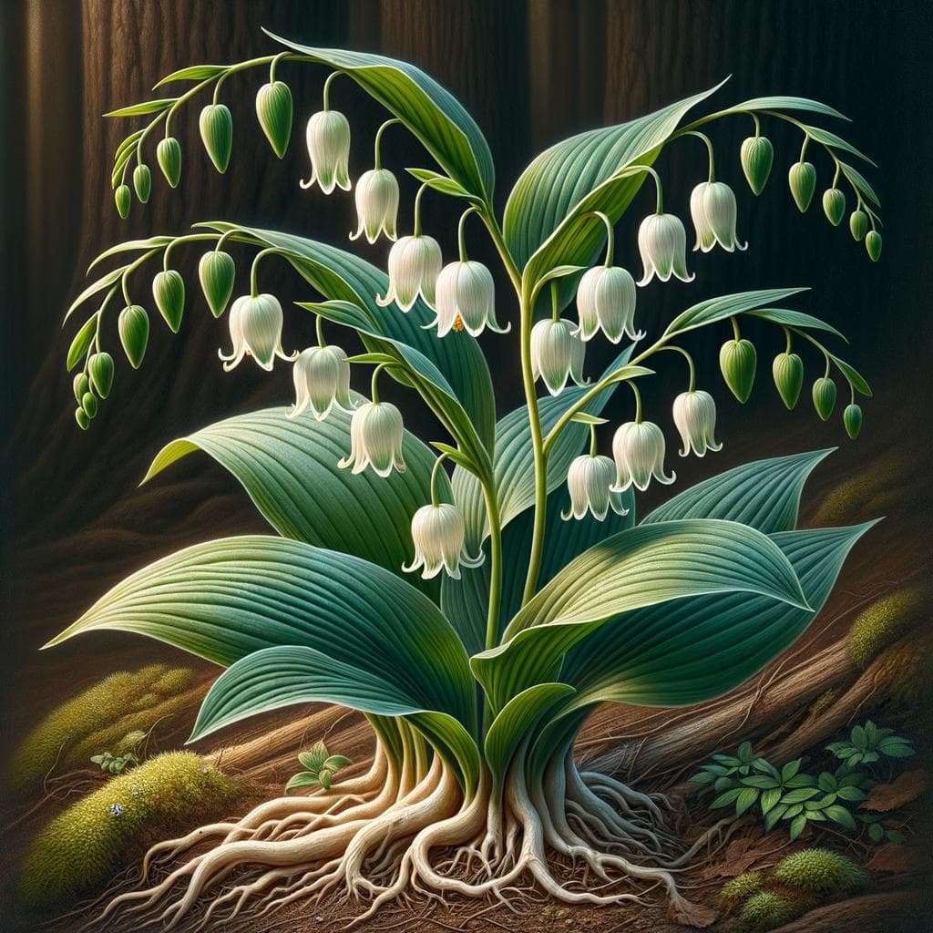 玉竹（Polygonatum odoratum）：兼具药用与观赏价值的优雅植物