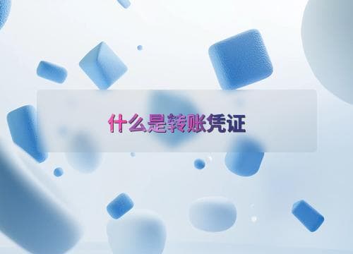 什么是转账凭证