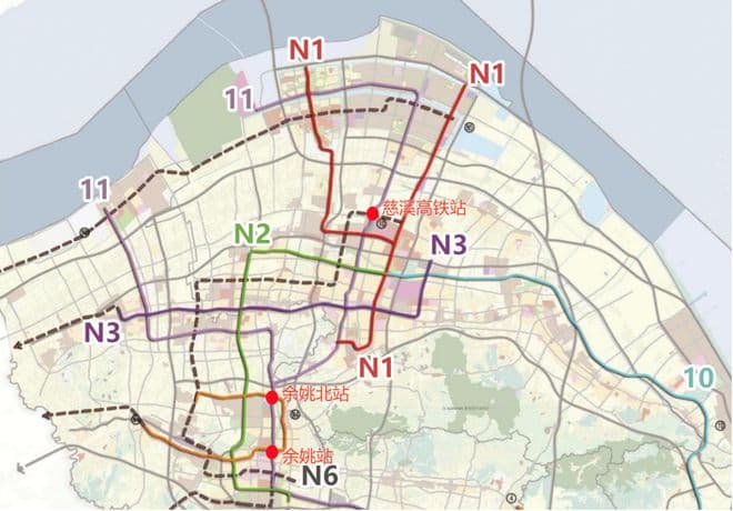 涉及慈溪的宁波轨道10、11、N1、N2、N3、N6等线路，启动招标！