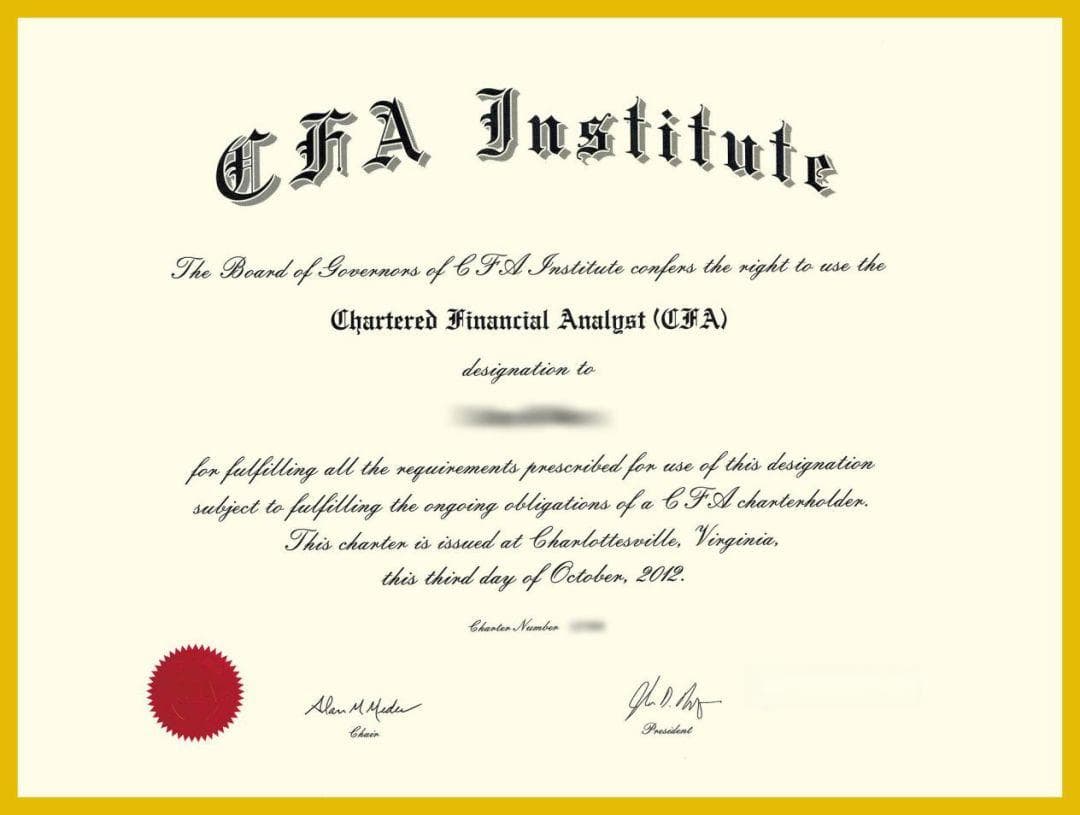 为什么要考特许金融分析师(CFA)?一分钟读懂！