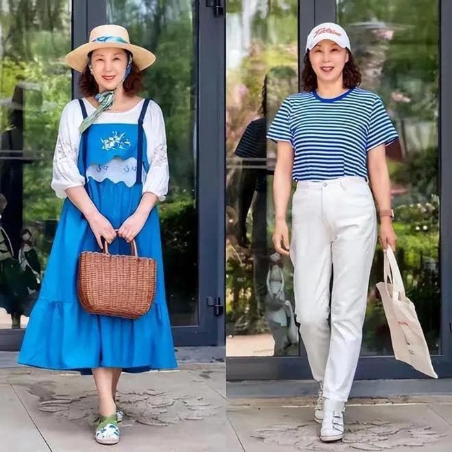 真“会打扮”的中年女人：衣服不花，搭配不复杂，惊艳了时光