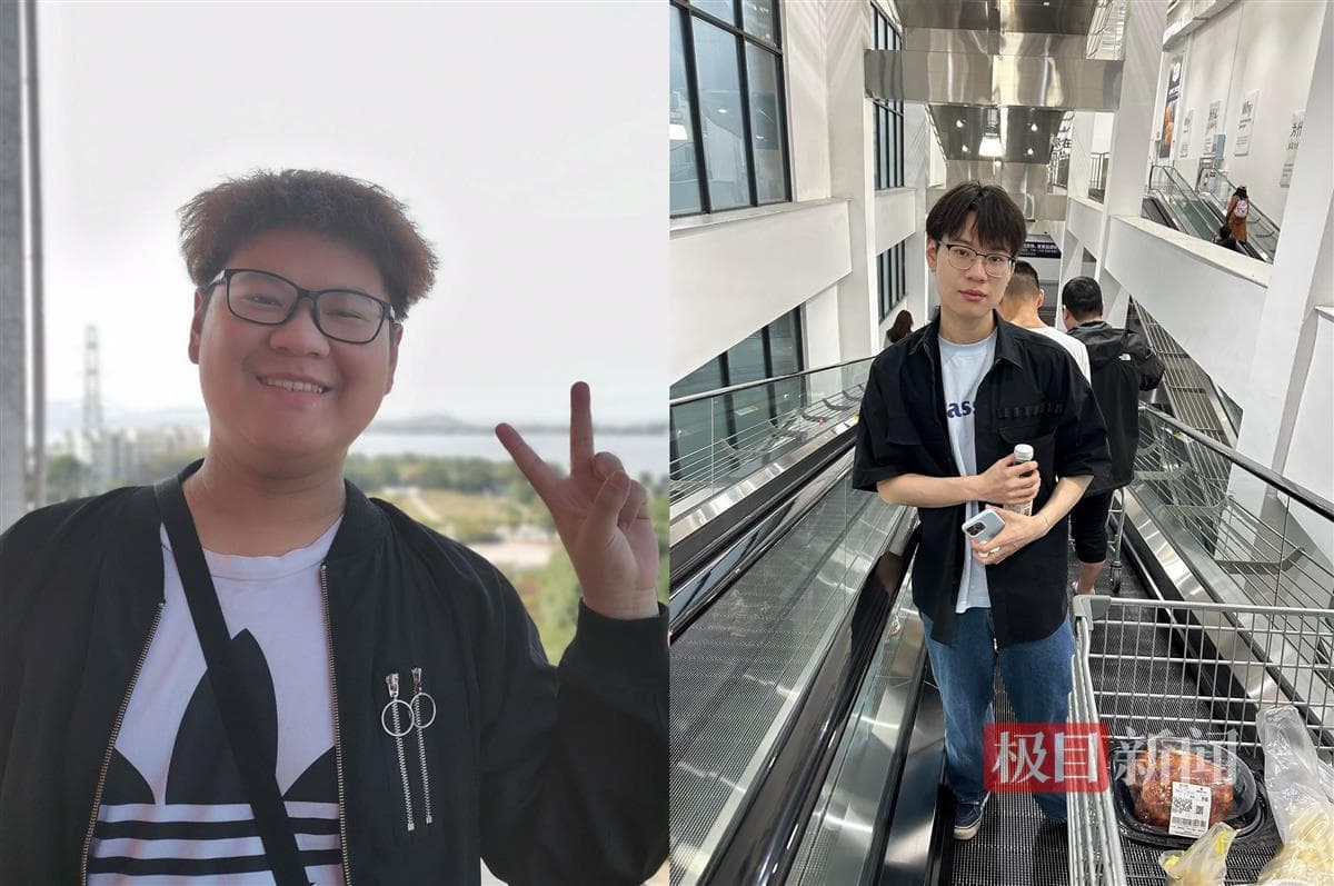 一年减重80斤“小胖”变型男，成功上岸名校研究生的他“热辣滚烫”