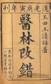 通窍活血降血压，清代医方（王清任《医林改错》）