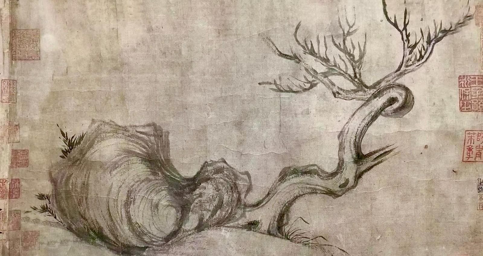 【赏艺】从名画看中国美术史之《枯木怪石图》