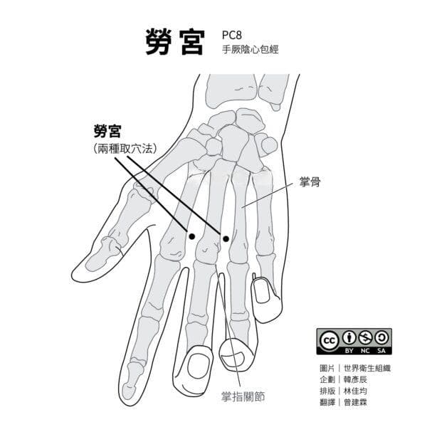 快速降肝火！內庭穴、勞宮穴、膻中穴全解析，位置和按摩手法一次看懂