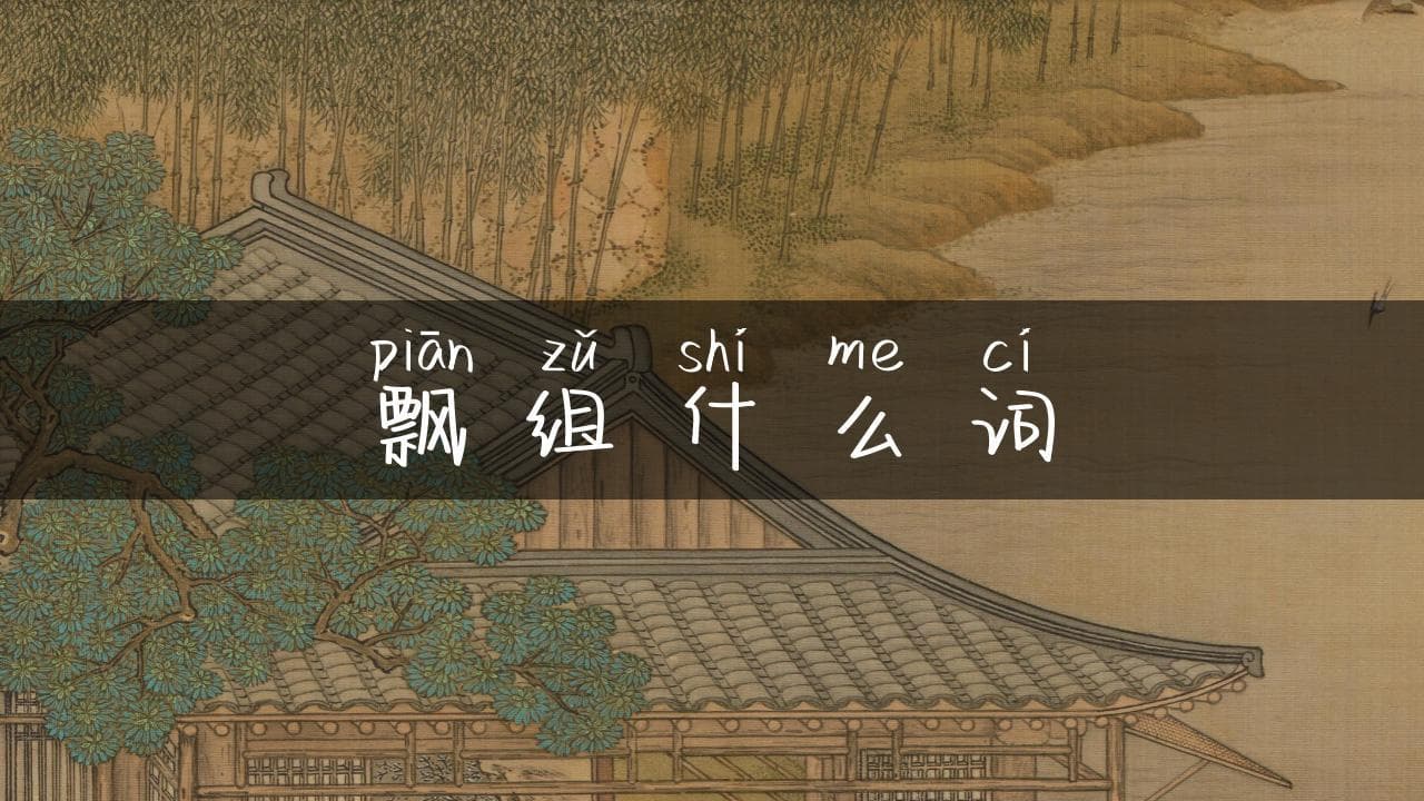飘组什么词