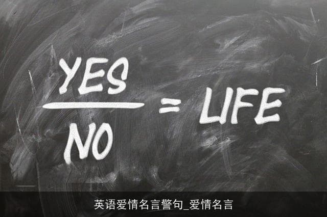 英语爱情名言警句：爱情名言的启示与感悟