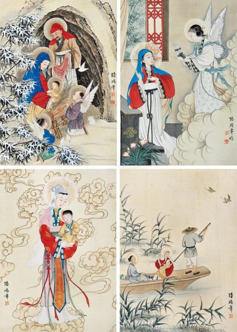 辅仁三杰：将耶稣圣母绘入中国画的民国画家