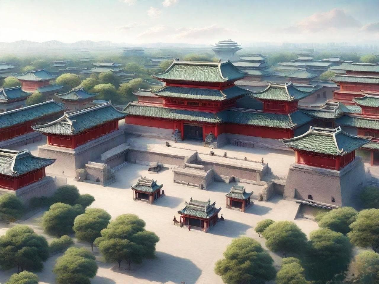 唐代都城长安的建筑与文化特色