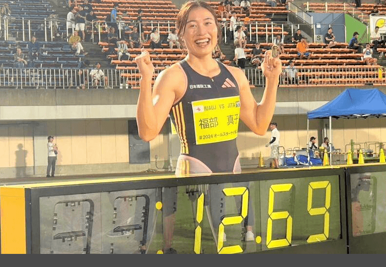 亚洲100米栏进入12秒60+节奏 吴艳妮被日本对手超越亟待巴黎再爆发