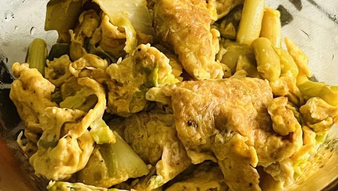 昙花炒鸡蛋：一道独特的美味佳肴