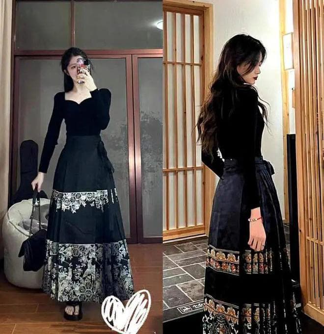 高级不费力！今春大龄女人必穿毛衣+马面裙，学会以下技巧就好