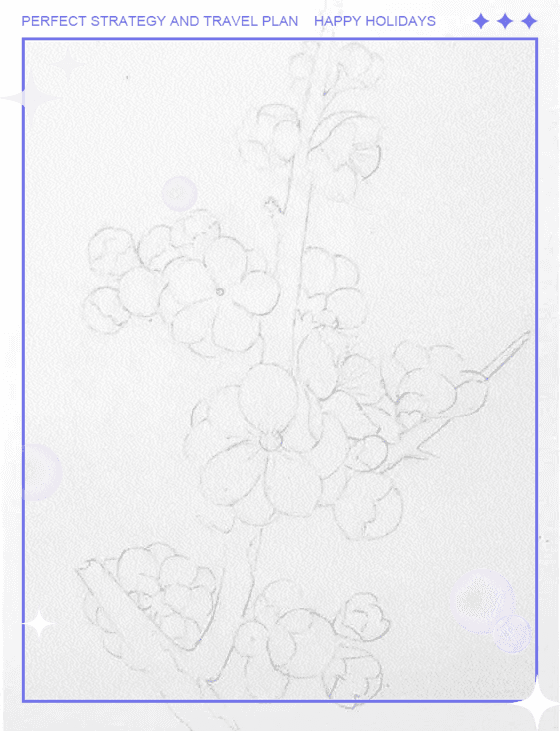 水彩手绘梅花教程，轻松掌握绘画技巧！