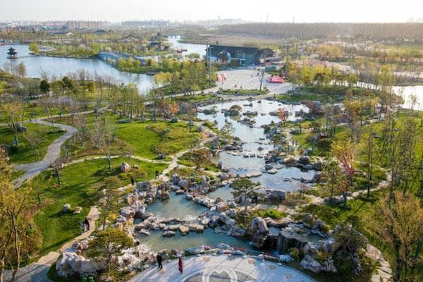 盐城大洋湾生态旅游景区：樱花小镇里的AAAA级度假胜地