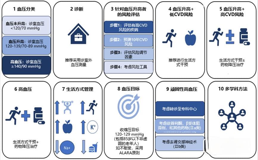 2024 ESC《血压升高和高血压管理指南》的10大要点