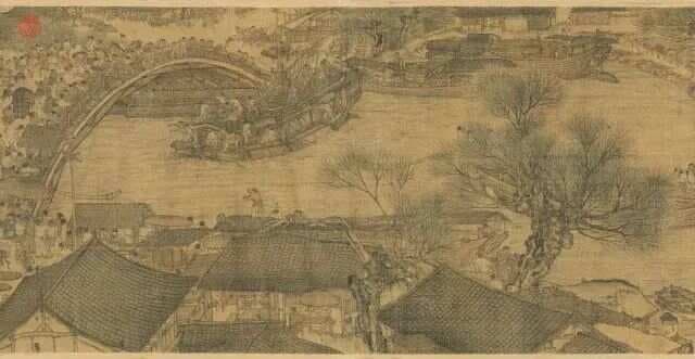 书画欣赏丨张光福：却开图本看风烟——张择端的《清明上河图》