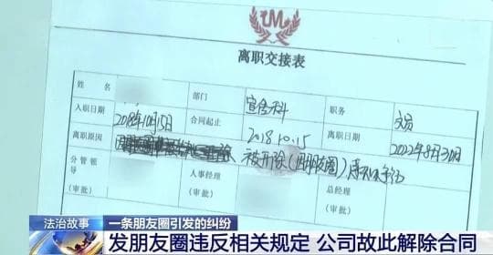 员工发朋友圈拒绝周末加班被解雇，法院判了→