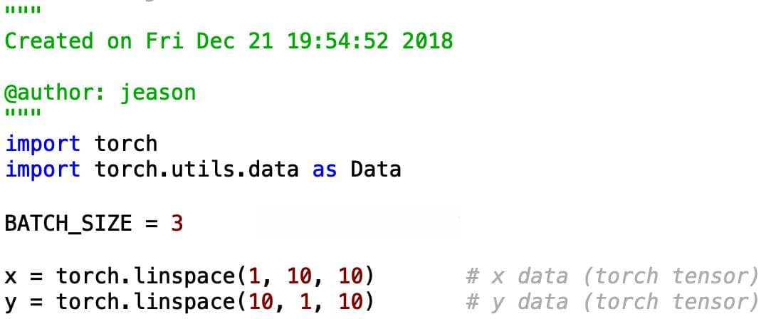 PyTorch中如何使用DataLoader对数据集进行批处理