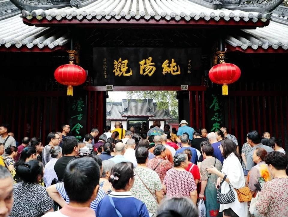 成都新津纯阳观修缮完工：重达7000斤的“成都第一钟”惊艳亮相
