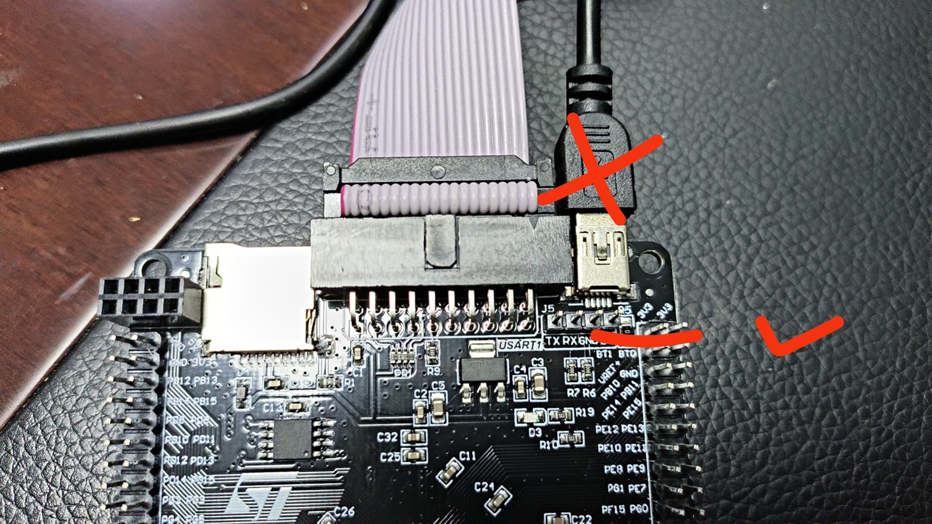 STM32F407开发板串口助手无法识别串口的解决方案