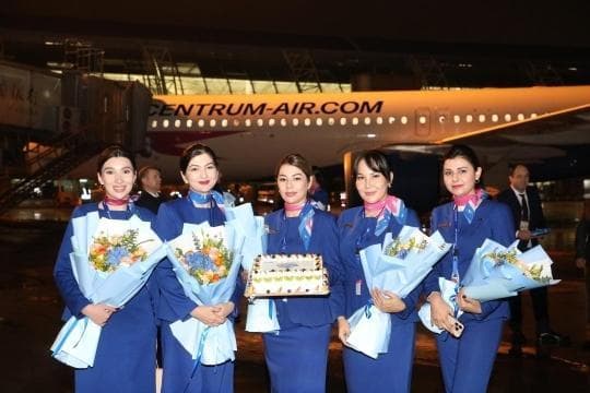 乌兹别克斯坦中亚航空塔什干往返广州新航线开通