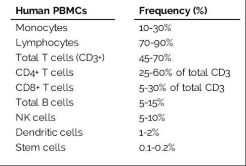 免疫细胞的关键组成-PBMC