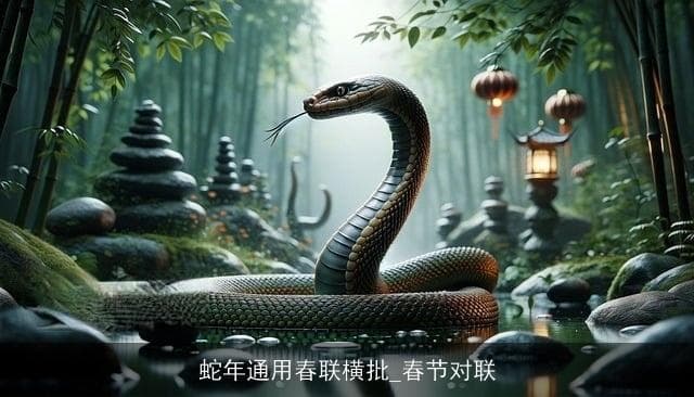 蛇年通用春联横批：春节对联的文化韵味与民俗传承