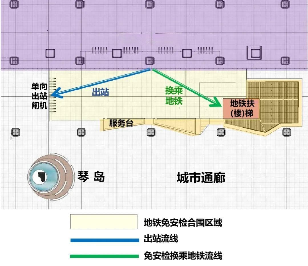 正式启用！杭州西站实现铁路换乘地铁“免安检”