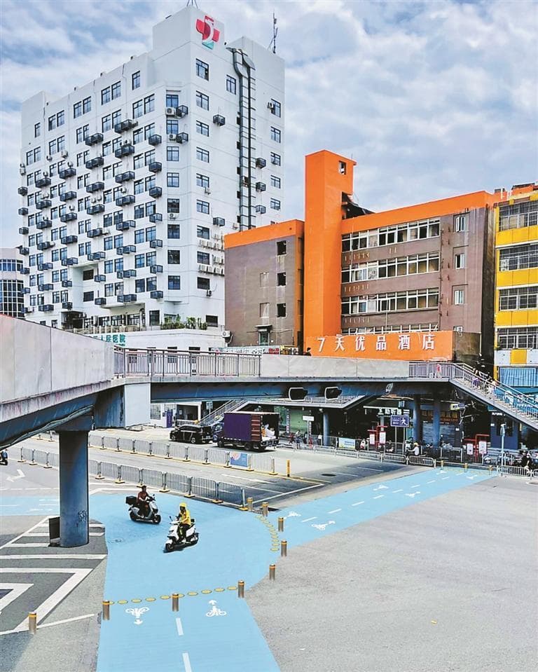 深圳持续优化自行车道建设和停车区设置 让自行车“有地停有路行”