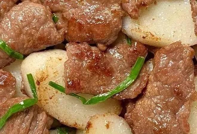山药炒牛肉