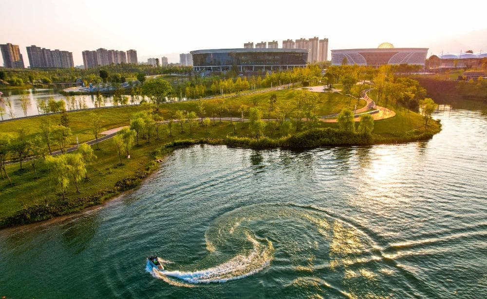 垫江：湿地公园美如画 文旅兴旺活力足