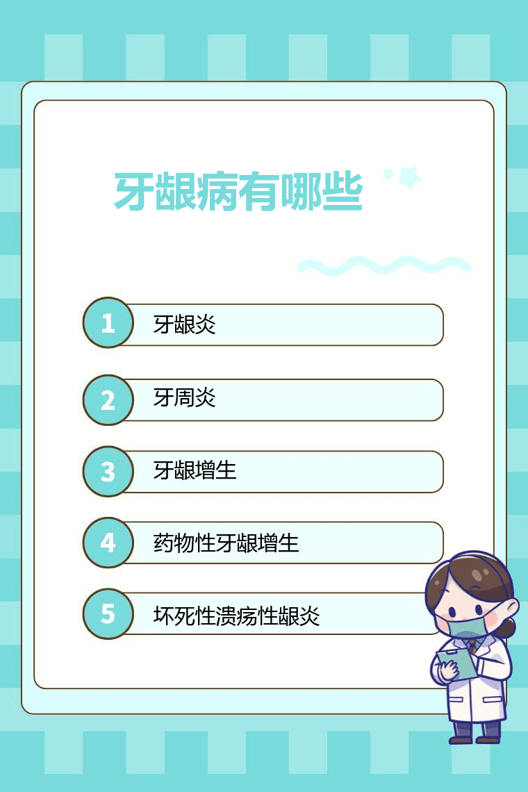 牙龈病有哪些