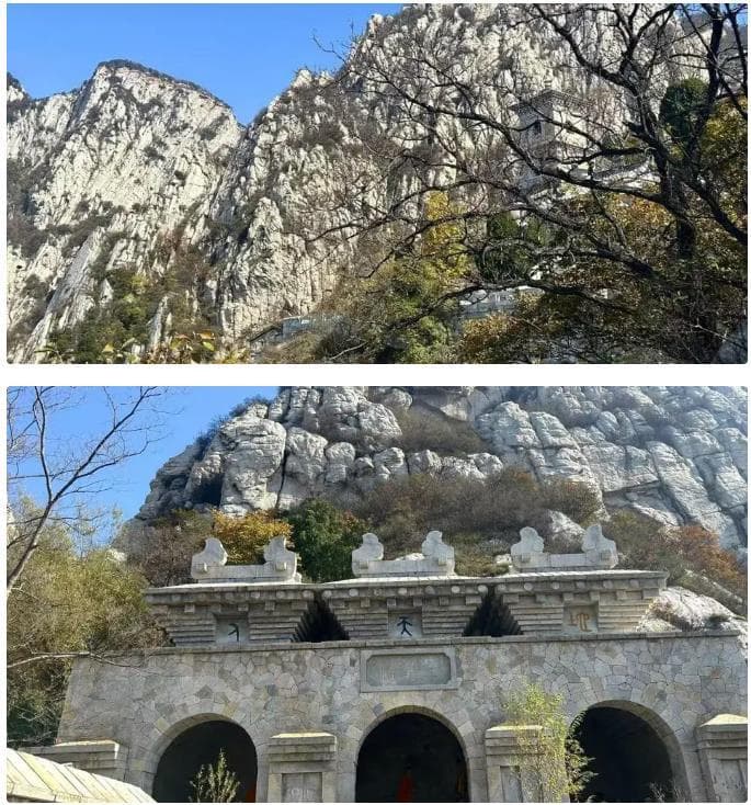 来少林寺一定要从三皇寨开始爬，景色美到看不过来