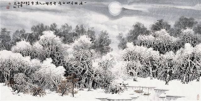 和谐之美：山水画构图的对立与统一