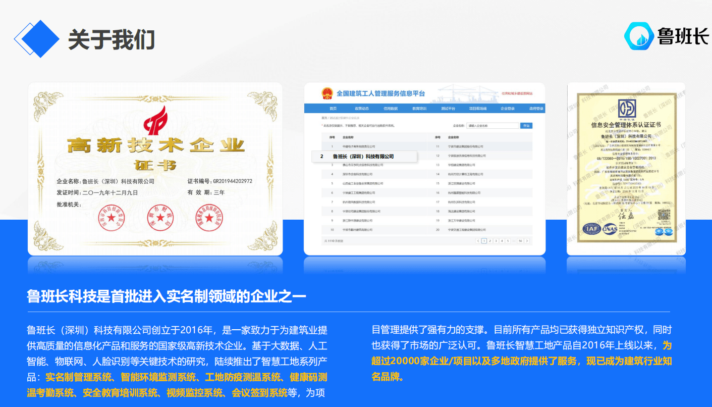 工地实名制管理安全保障