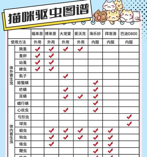 猫咪绦虫感染的症状与安全驱虫方法（了解猫咪绦虫感染的症状，采取正确的内驱措施）
