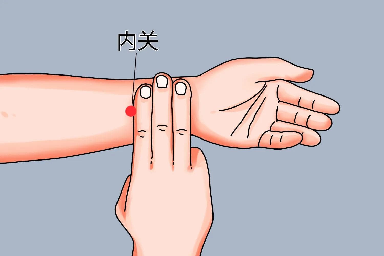内关的准确位置图