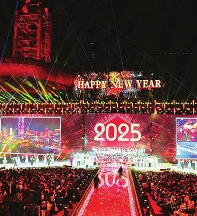首钢鼓楼正定三地联动，京津冀首次携手迎新年