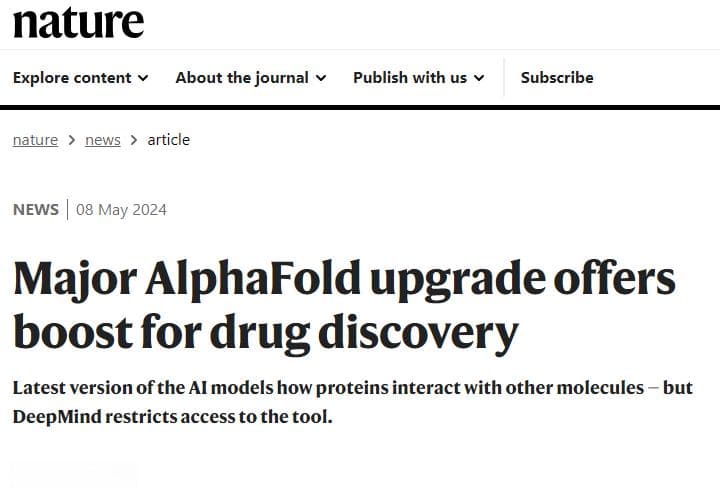 Nature | 突破性进展：AlphaFold3引领结构生物学进入新时代