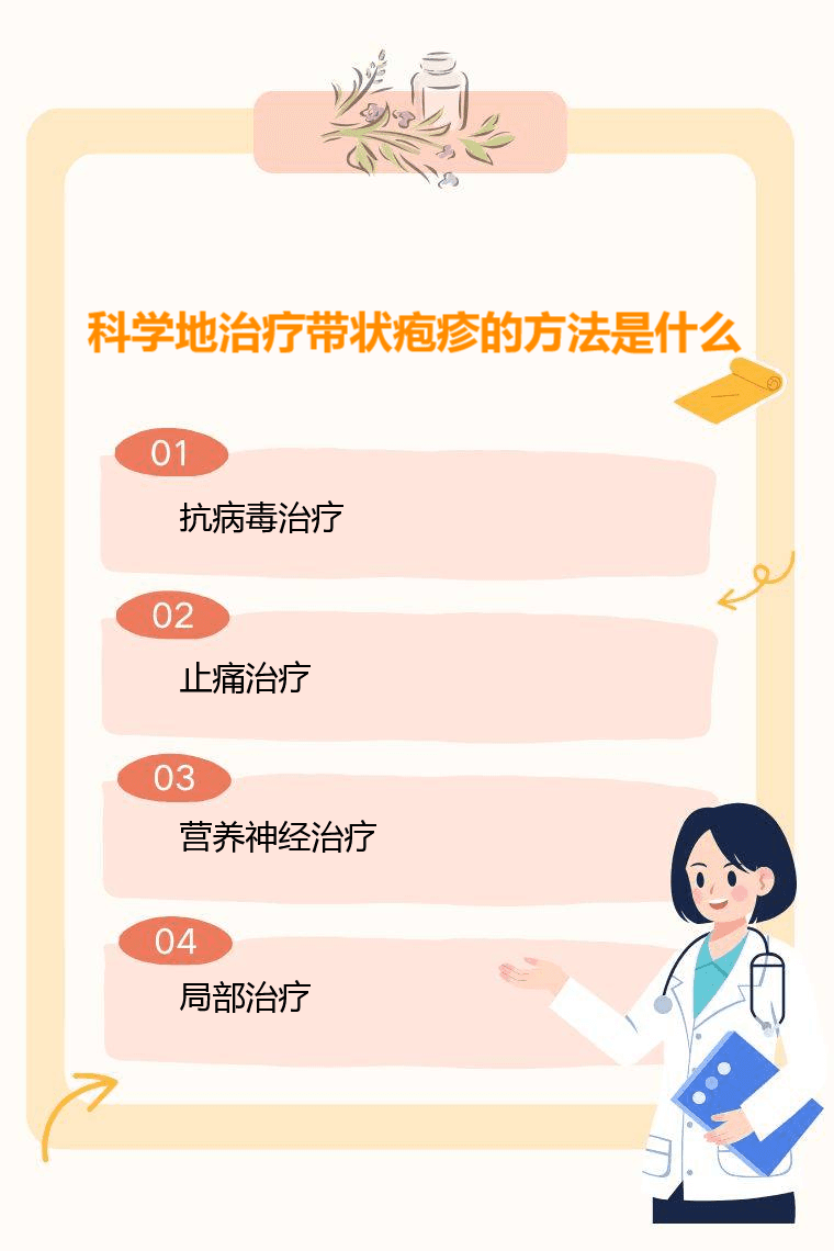 科学地治疗带状疱疹的方法是什么