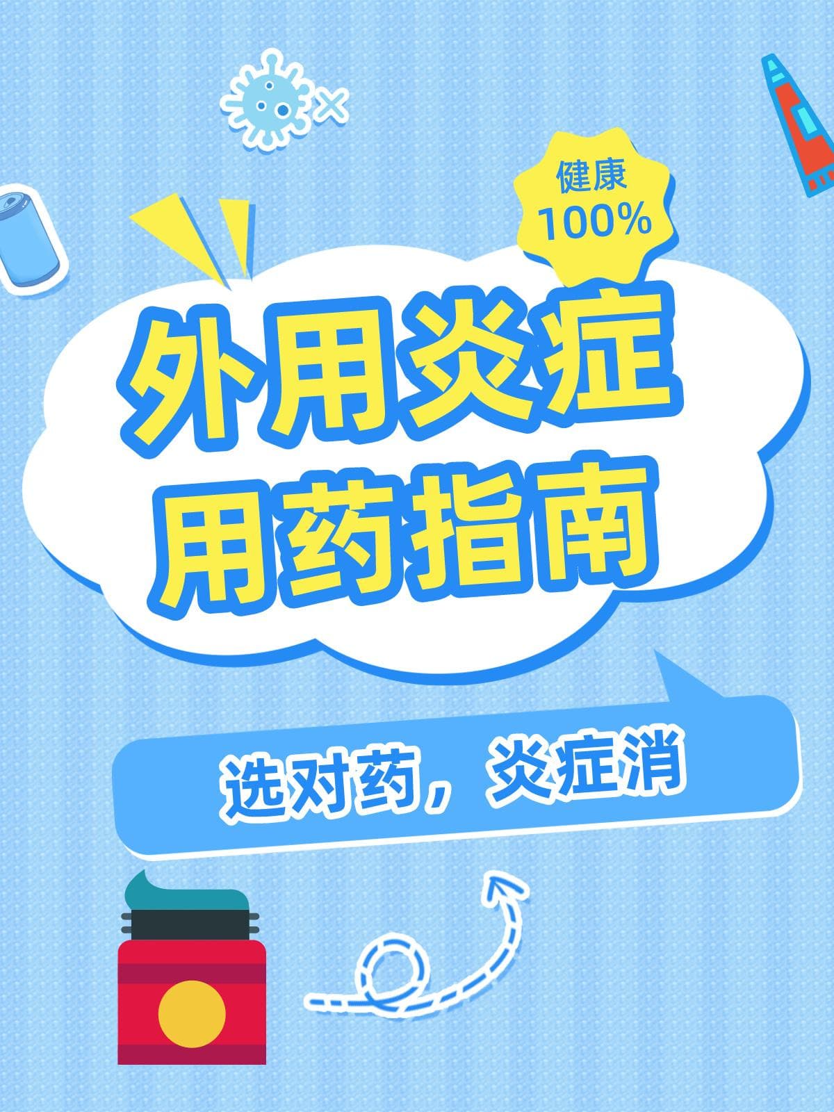 外用炎症用药指南：选对药，炎症消