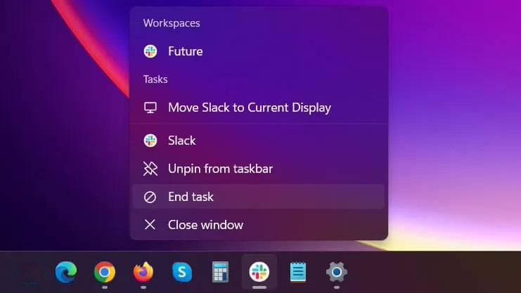 Windows 11新增右键关闭应用功能，操作更便捷