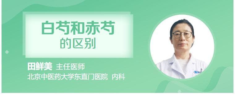 白芍和赤芍的区别