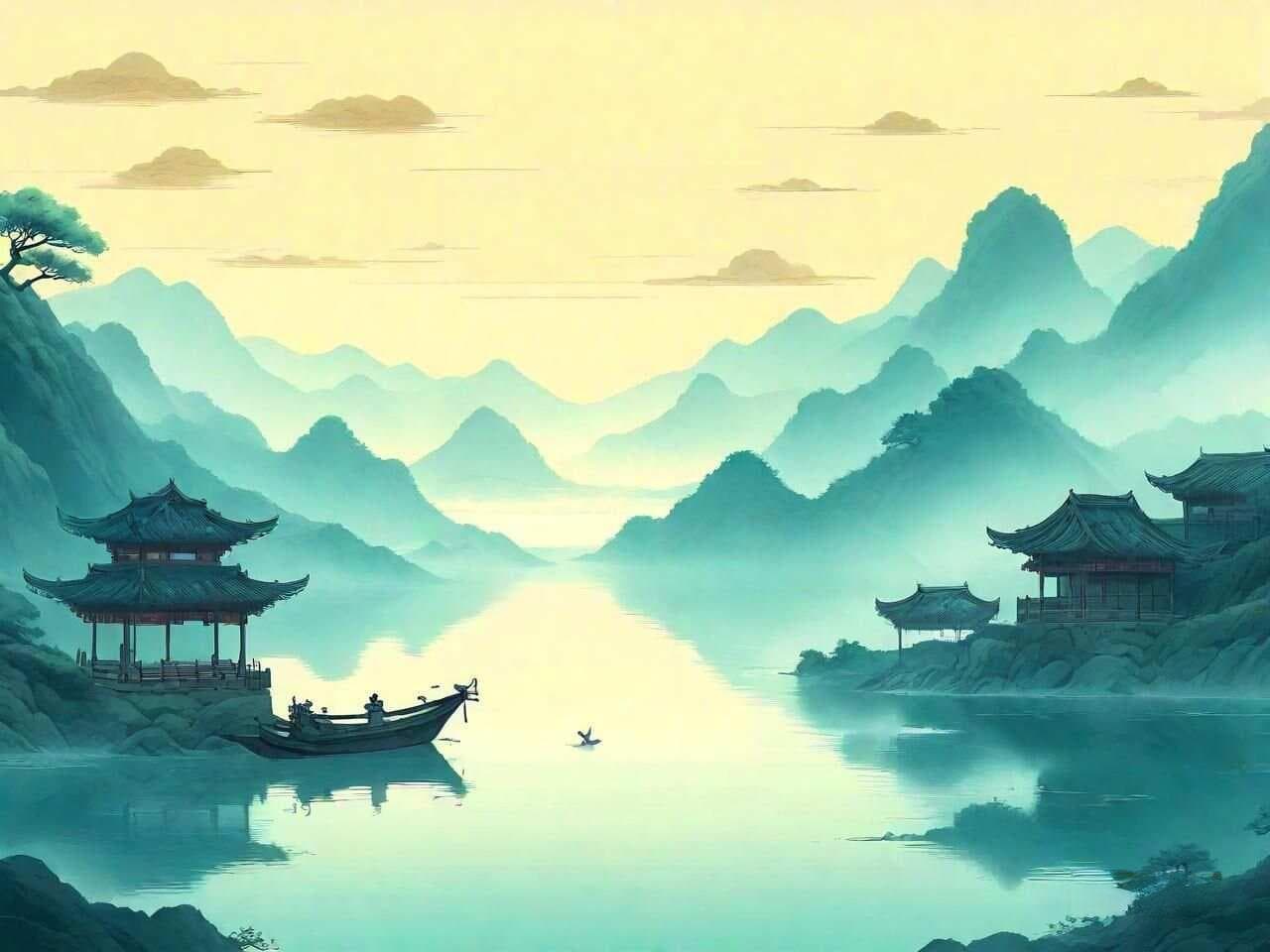 王维《汉江临泛》深度赏析：江山如画，心境悠然