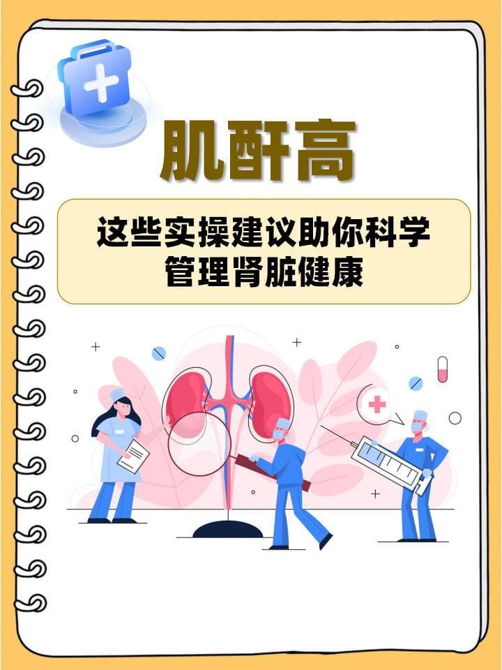 肌酐高，这些实操建议助你科学管理肾脏健康