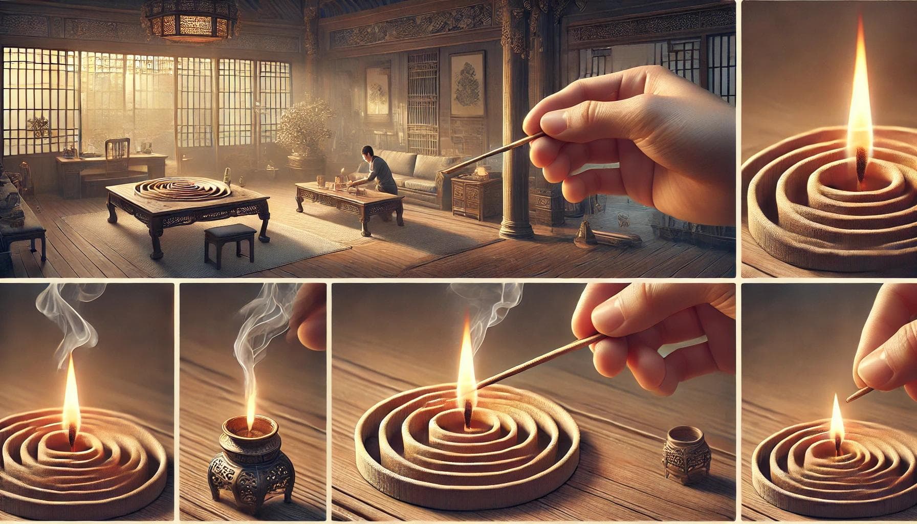 沉香盘香的点燃技巧与燃烧时间全知晓